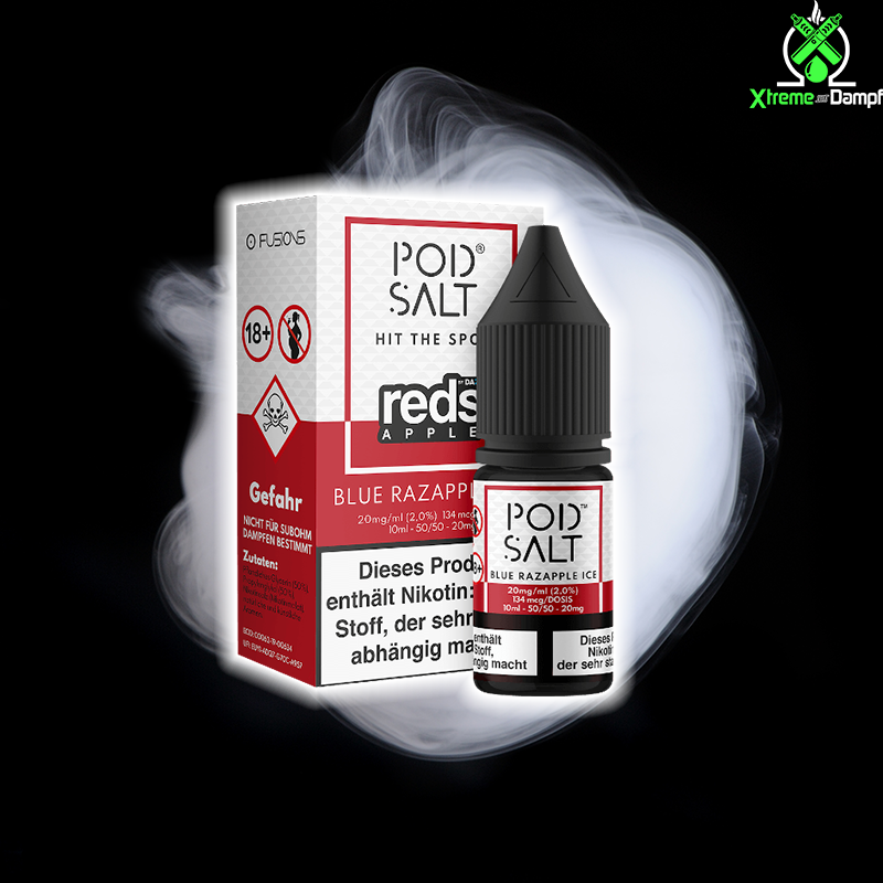 PodSalt Fusion | Reds Apple - Blue Razapple ICE 20mg Nikotin Salz