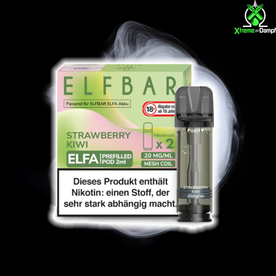 Elfbar Elfa Prefilled Pods 20mg/ml Strawberry Kiwi