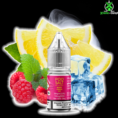 PodSalt Xtra | NicSalt | Berry Lemon Ice 10ml Nikotinsalz