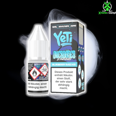 Yeti Overdosed Salt Nic | Blueberry Razz Ice 10ml