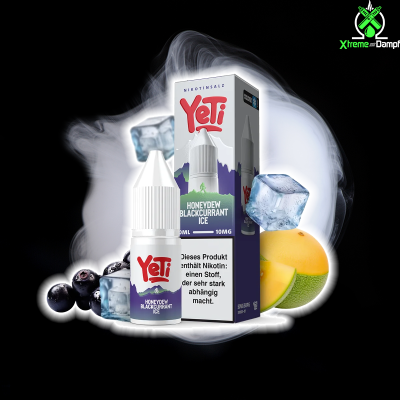 Yeti | Honeydew Blackcurrant ICE Overdosed Nic Salt 10ml